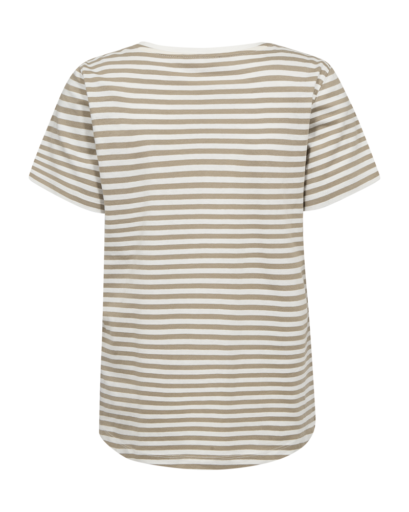 FQMIAN-TEE - STAR OFF-WHITE W. SILVER MINK