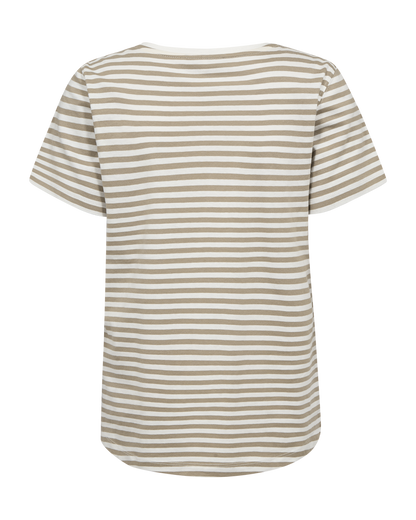 FQMIAN-TEE - STAR OFF-WHITE W. SILVER MINK