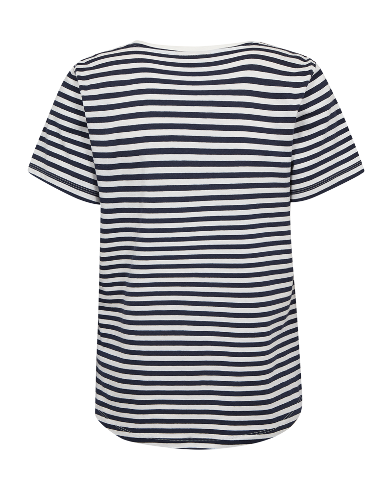 FQMIAN-TEE - STAR OFF-WHITE W. NAVY BLAZER