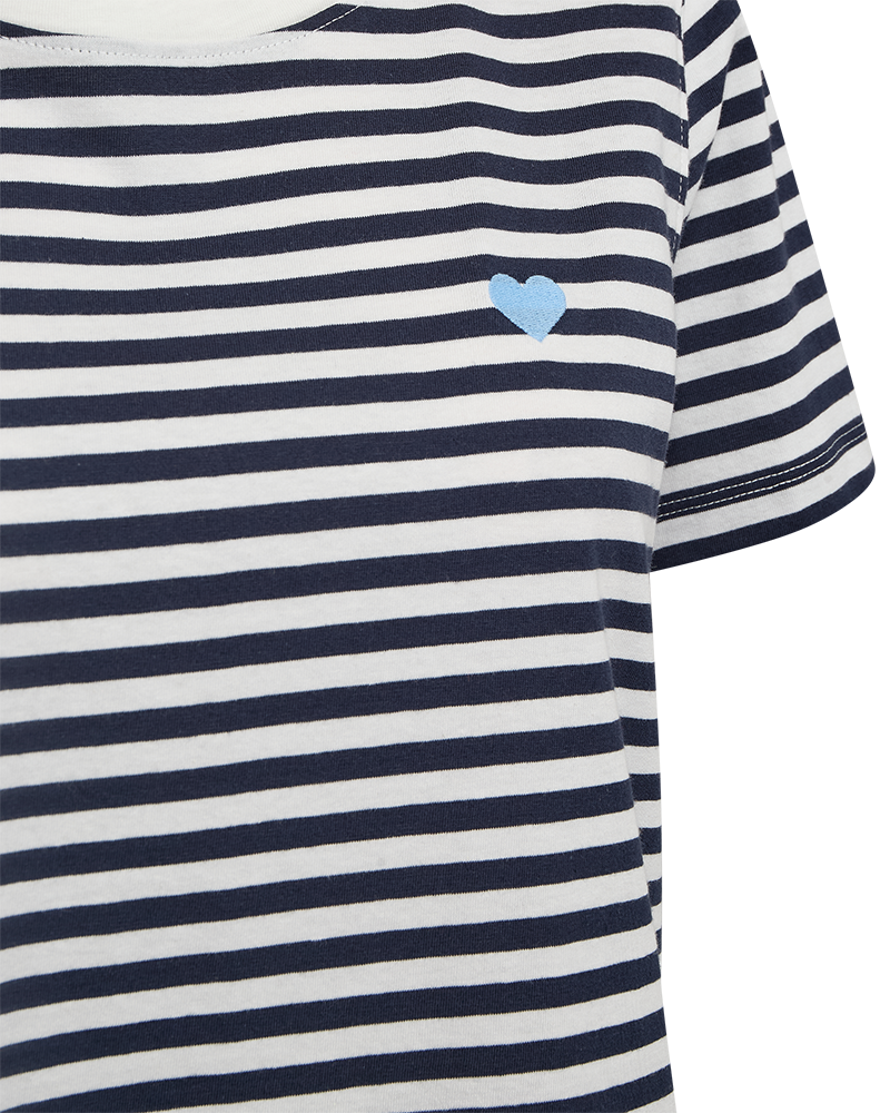 FQMIAN-TEE - STAR OFF-WHITE W. NAVY BLAZER