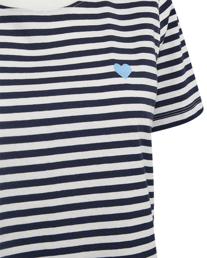 FQMIAN-TEE - STAR OFF-WHITE W. NAVY BLAZER