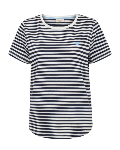 FQMIAN-TEE - STAR OFF-WHITE W. NAVY BLAZER