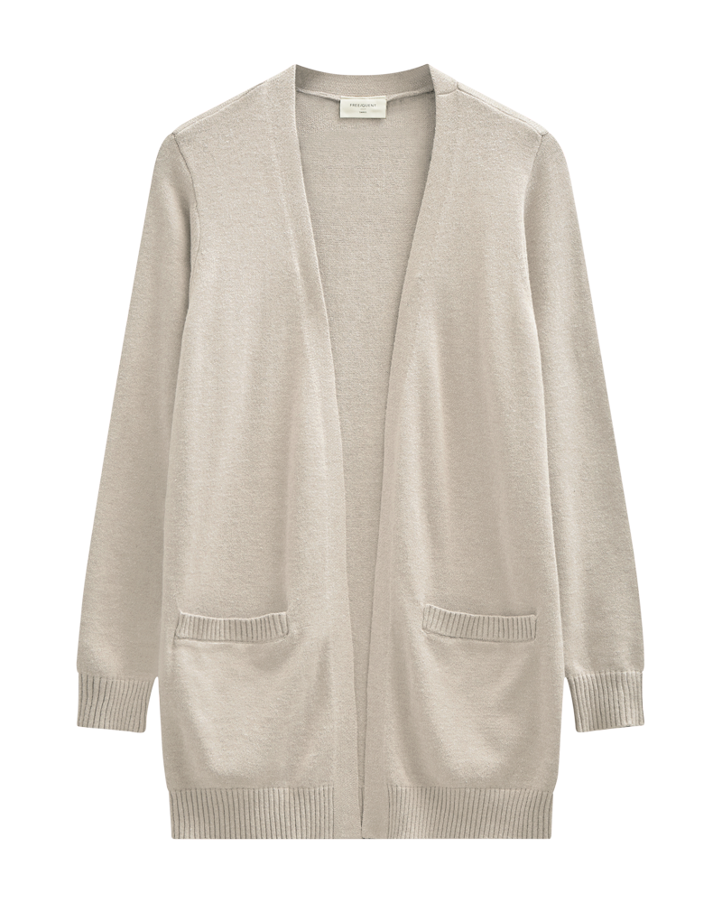 FQAGNES-CARDIGAN - Moonbeam melange