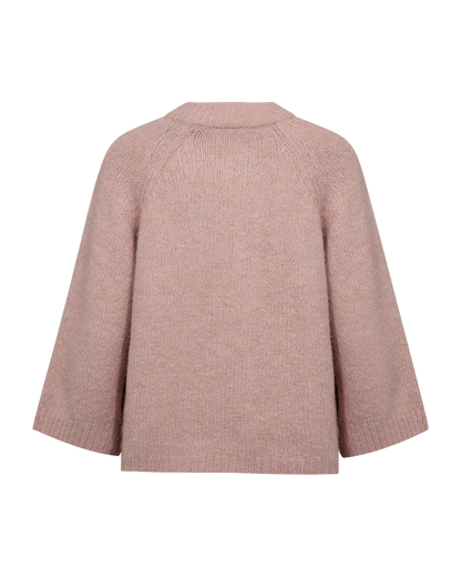 Freequent - FQGRSLULU-CARDIGAN - PALE MAUVE MELANGE