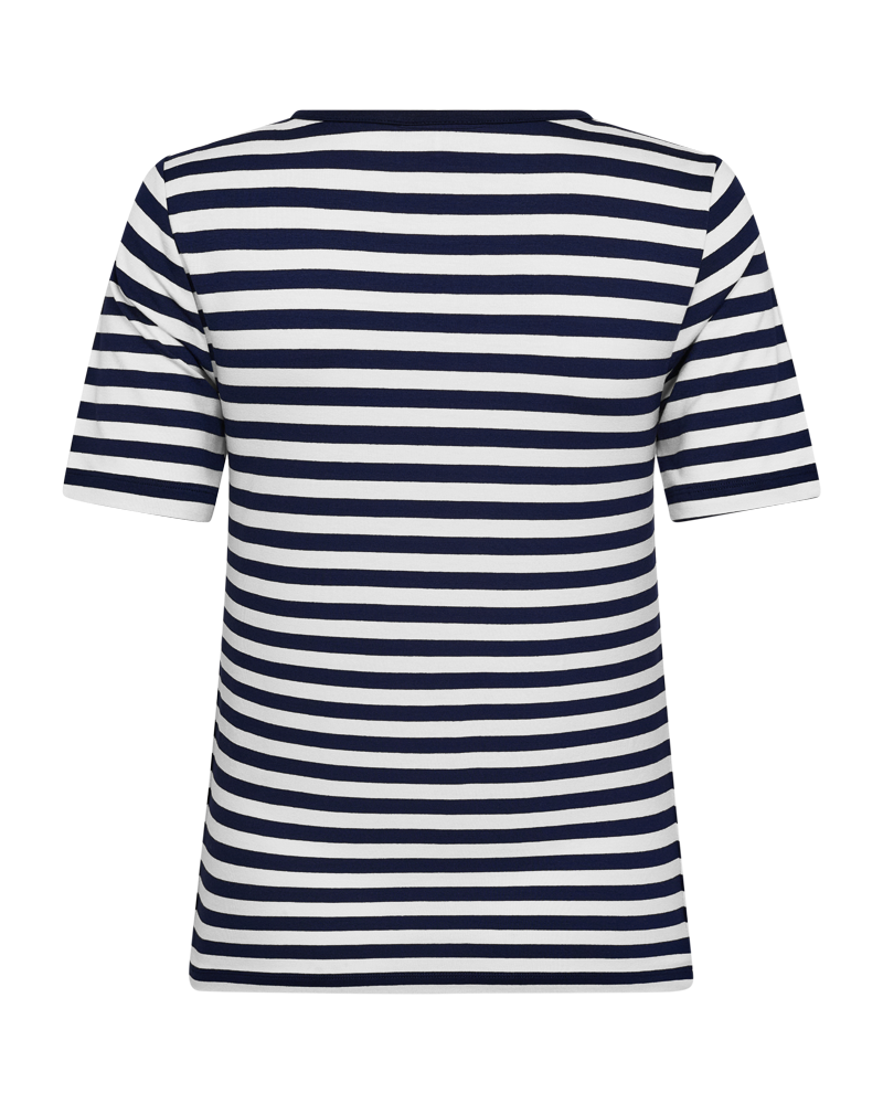Freequent - FQLIANA-TEE - Navy Blazer w. Star Off-white
