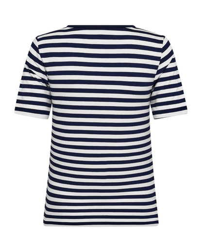 Freequent - FQLIANA-TEE - Navy Blazer w. Star Off-white