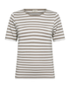 Freequent - FQLIANA-TEE - Simply Taupe w. Star Off-white