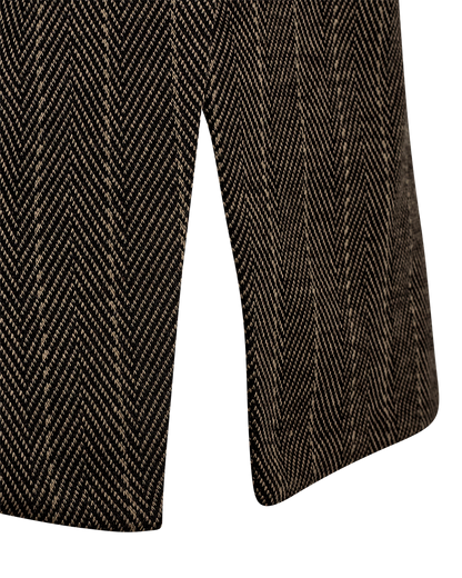 Freequent - FQBONNIE-WAISTCOAT - Desert Taupe w. Black