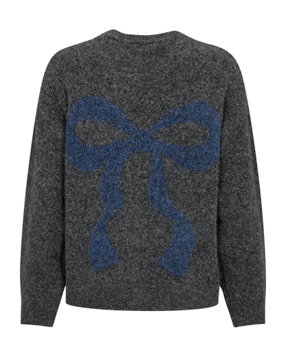 Freequent - FQNOMAS-PULLOVER - Light Char Mel w Vint Indi Mel