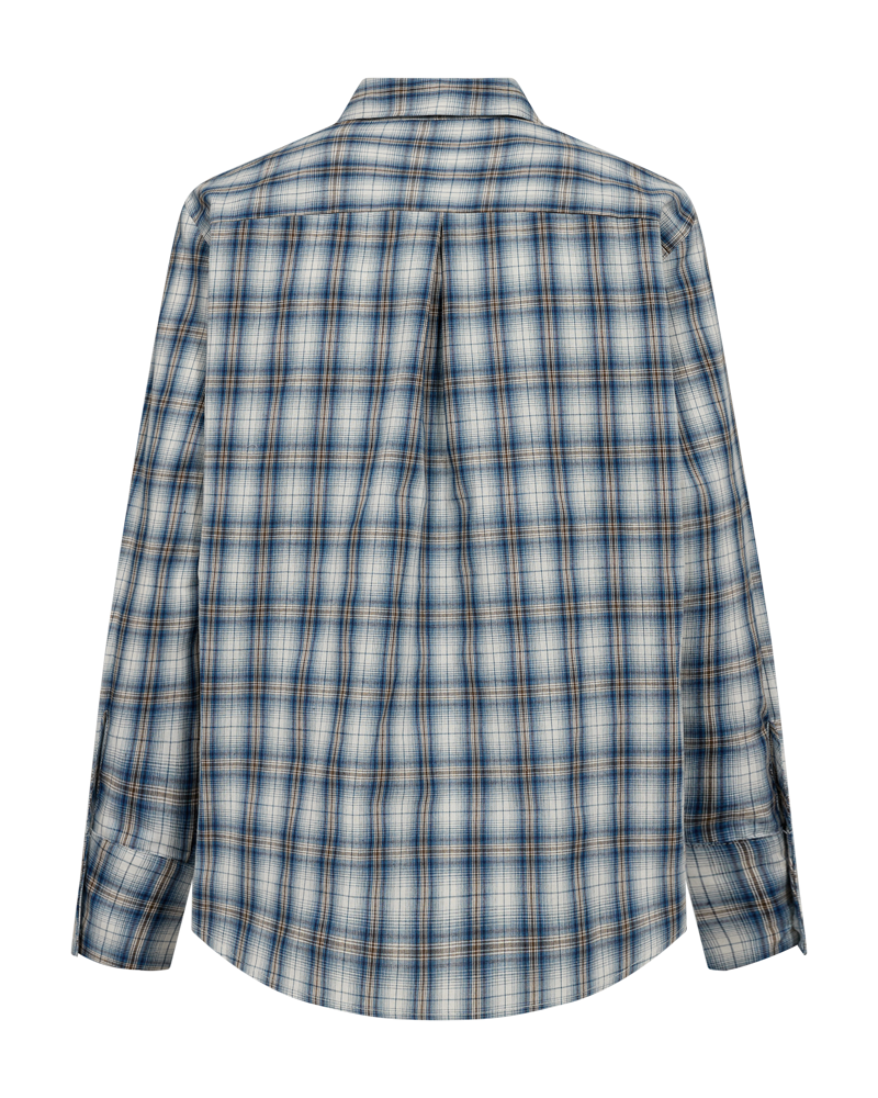Freequent - FQMIKA-SHIRT - STAR OFF-WHITE W. NAVY BLAZER