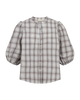 Freequent - FQMIKA-BLOUSE - STAR OFF-WHITE W. BABY BLUE