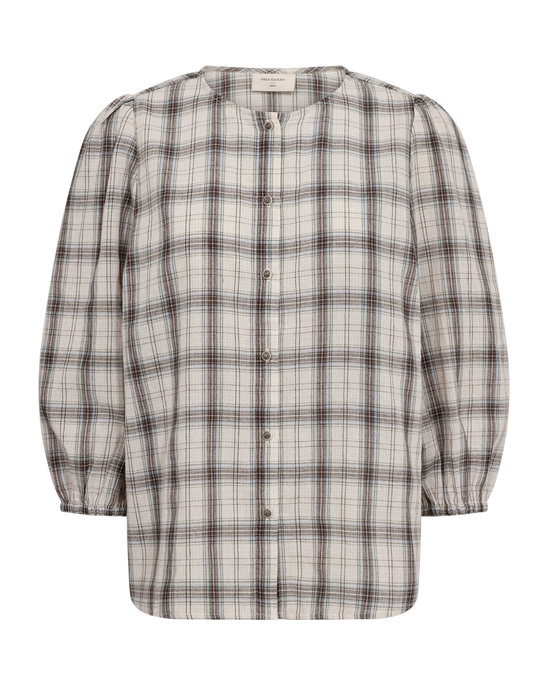 Freequent - FQNERISSA-BLOUSE - MOONBEAM W. CHAMBRAY BLUE
