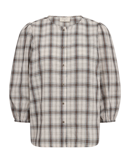 Freequent - FQNERISSA-BLOUSE - MOONBEAM W. CHAMBRAY BLUE