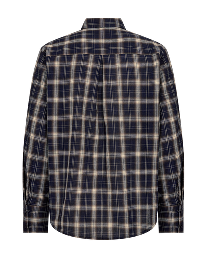 Freequent - FQNERISSA-SHIRT - NAVY BLAZER W. SILVER MINK