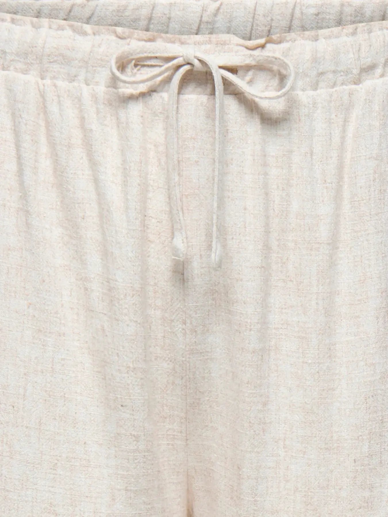ONLY Carmakoma CARSIESTA HW PULL-UP LINEN PANT | Moonbeam