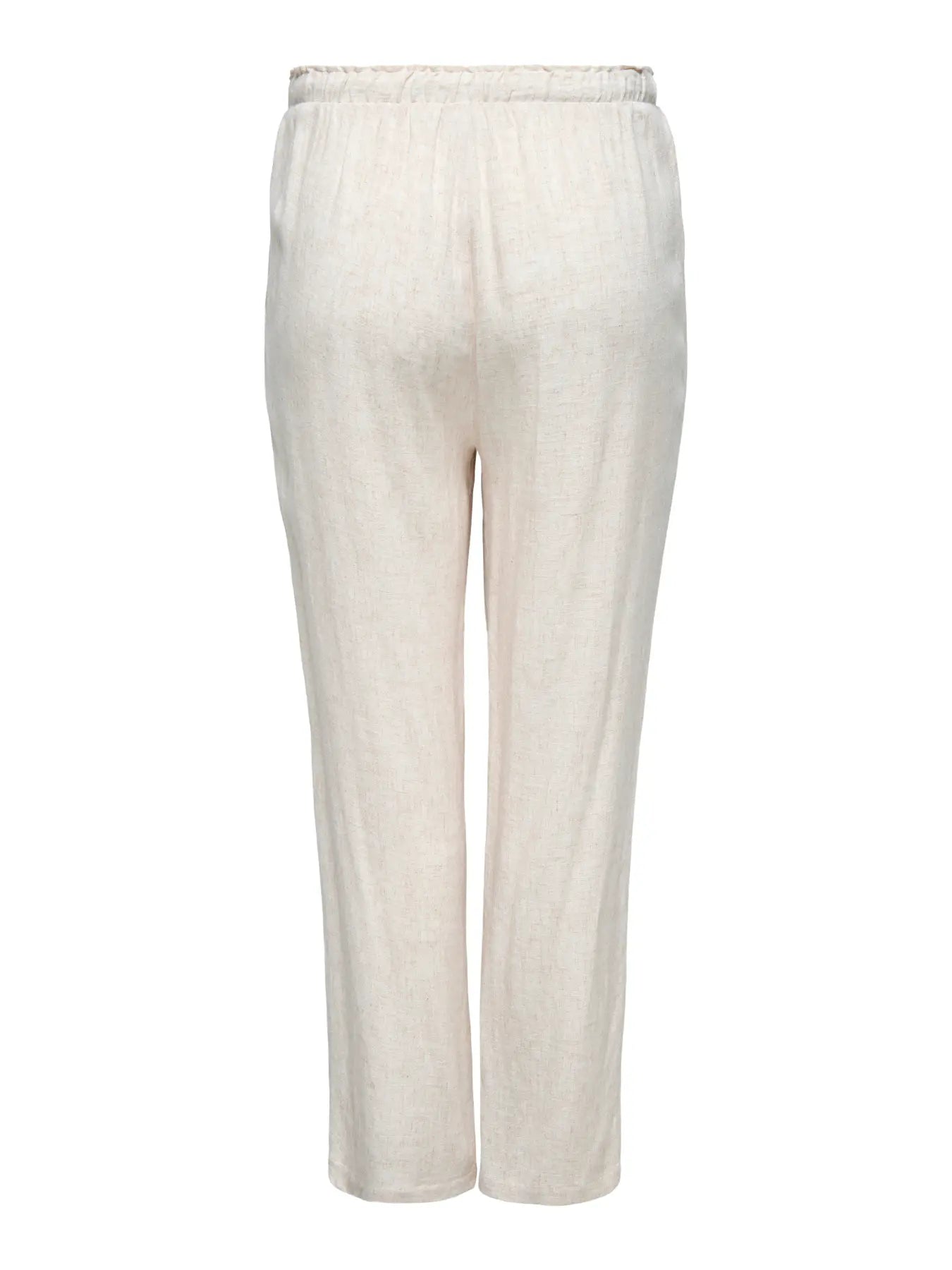 ONLY Carmakoma CARSIESTA HW PULL-UP LINEN PANT | Moonbeam