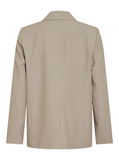 VILA SIFFE L/S BLAZER - NOOS - Seneca Rock MELANGE