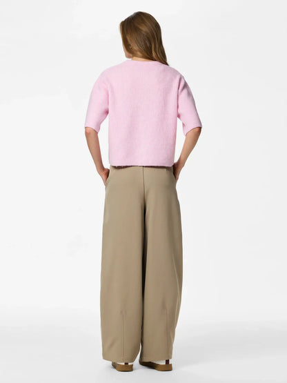 PIECES PCSILLY SS O-NECK KNIT CARDIGAN | Roseate Spoonbill Mel