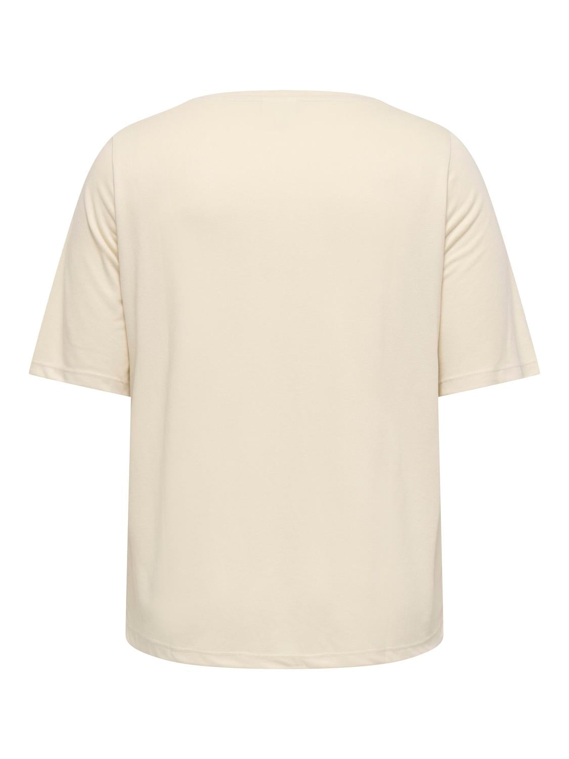Only Carmakoma - Carnicky - T-shirt - Oatmeal