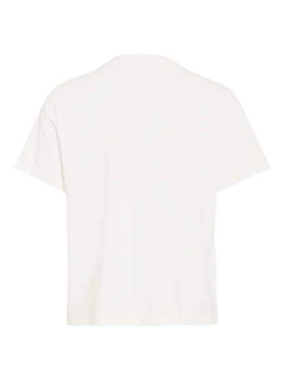 Vila - Vivora - T-shirt - Snow White