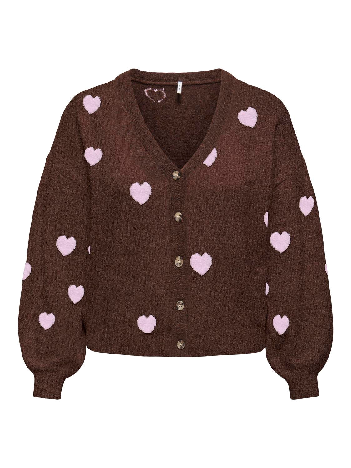 Only Carmakoma - Carrica - Cardigan - Coffee Bean