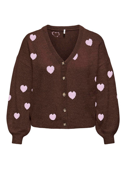 Only Carmakoma - Carrica - Cardigan - Coffee Bean