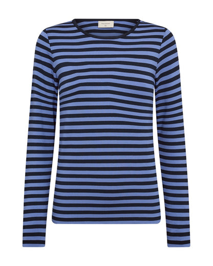 Freequent FQLIANA-TEE Bluse | Salute w. Wedgewood