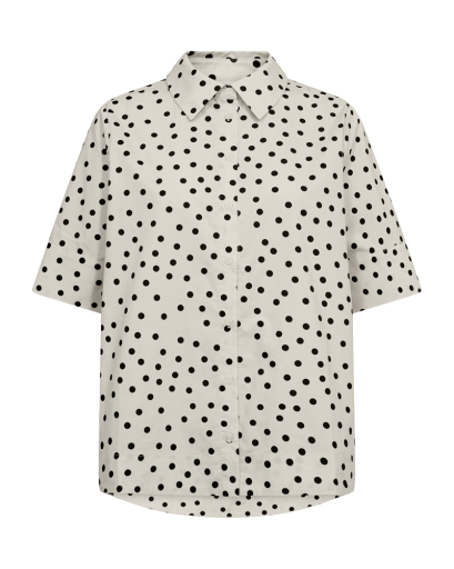 Freequent - FQMALAY-SHIRT - MOONBEAM W. BLACK
