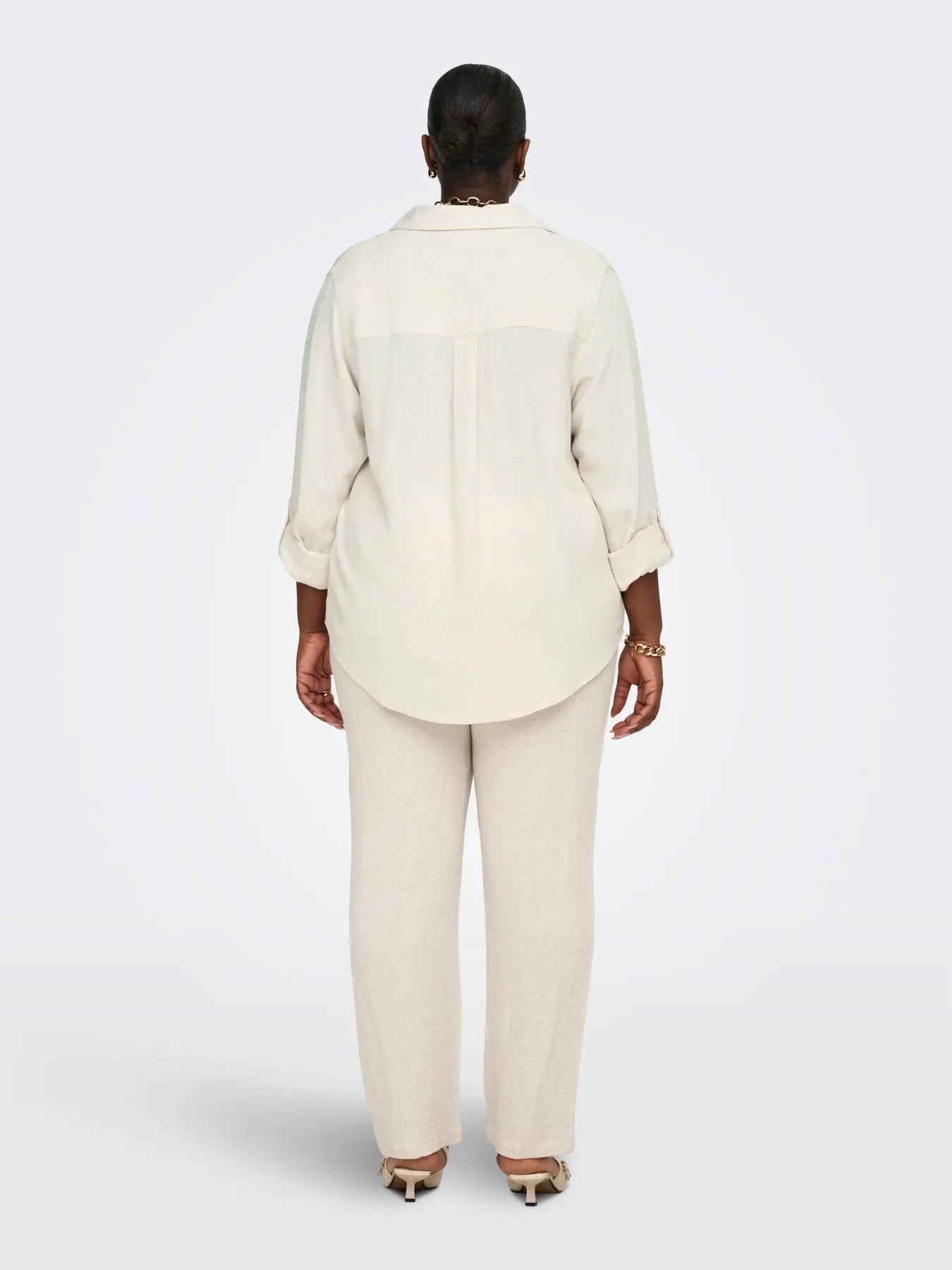 ONLY Carmakoma CARSIESTA YASMIN LS SHIRT | Moonbeam