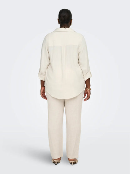 ONLY Carmakoma CARSIESTA YASMIN LS SHIRT | Moonbeam