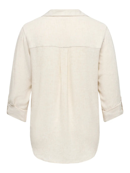 ONLY Carmakoma CARSIESTA YASMIN LS SHIRT | Moonbeam