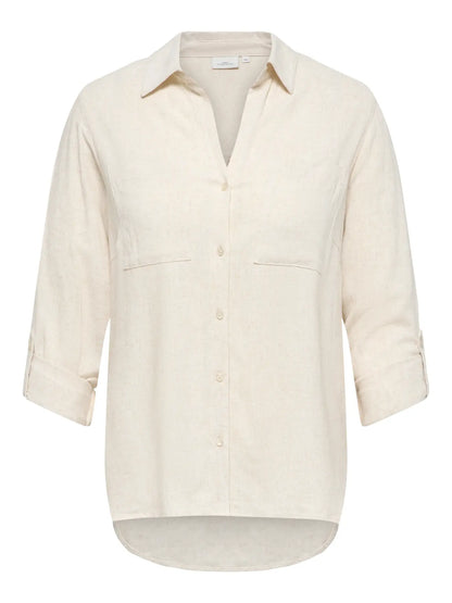 ONLY Carmakoma CARSIESTA YASMIN LS SHIRT | Moonbeam