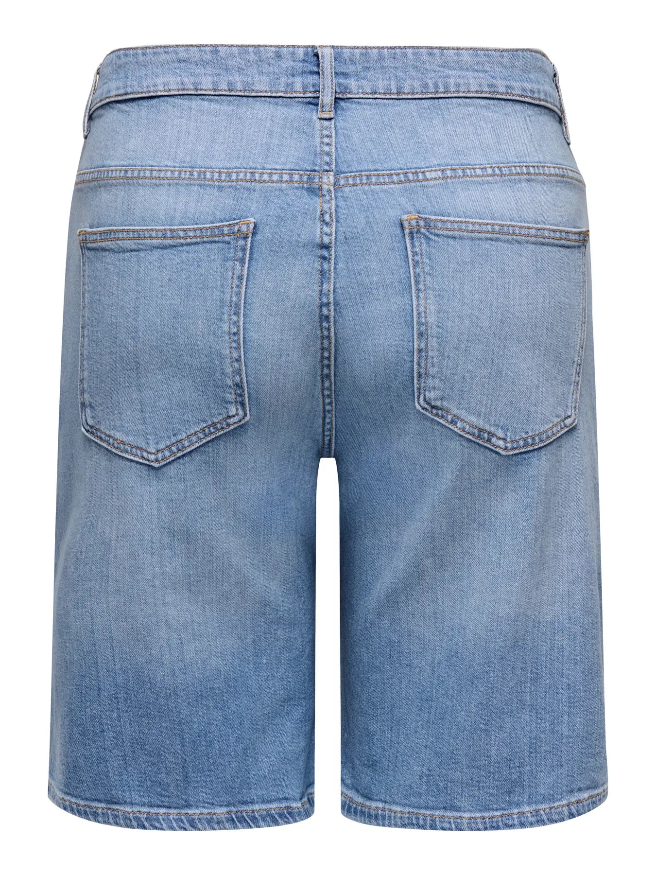 ONLY CARSONNY HW WIDE DNM SHORTS - Light Blue Denim
