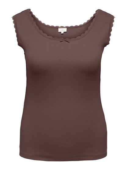 Only Carmakoma - Carfenja - Tanktop - Chocolate martini