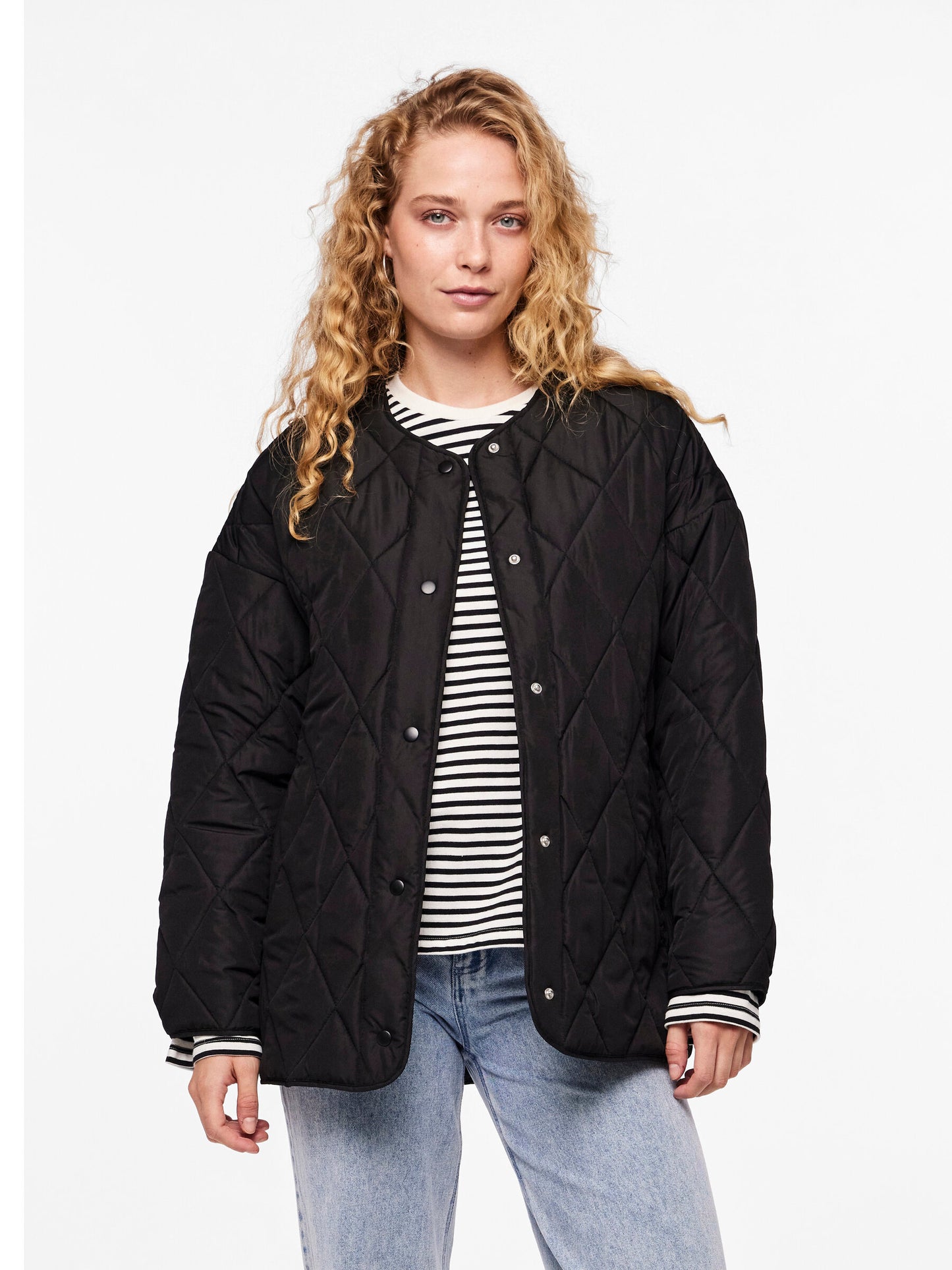 PIECES Black Quilted Jacket PCSTELLA QUILTED JACKET NOOS BC