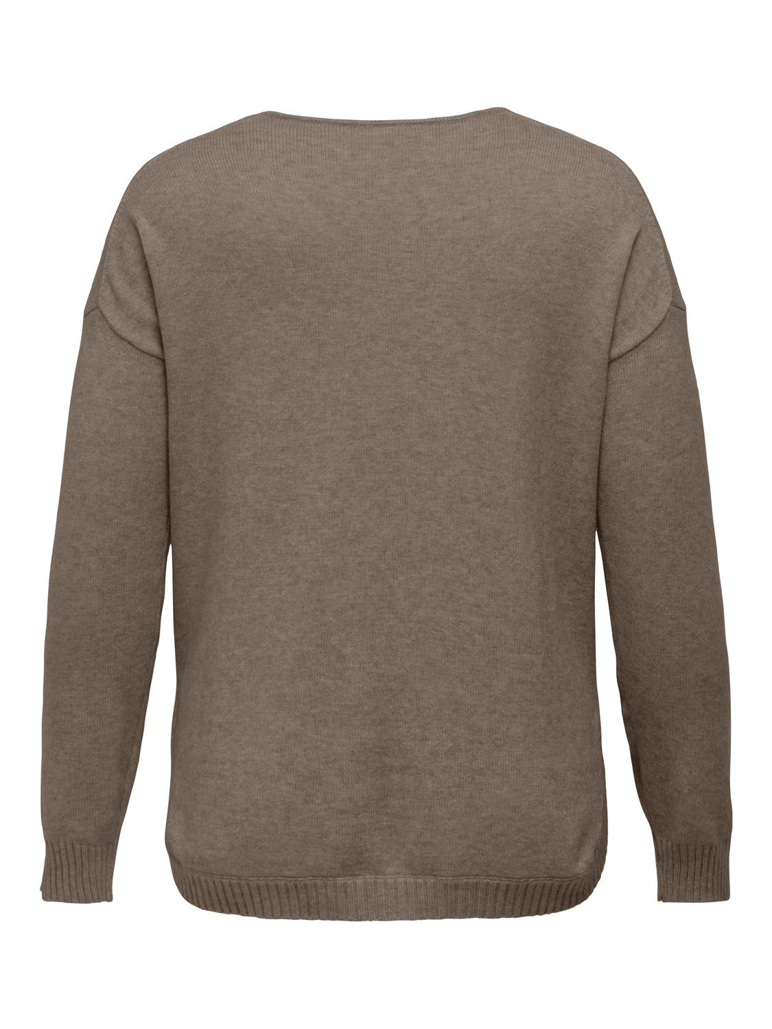 Only Carmakoma - Carmargareta - Pullovers - Walnut