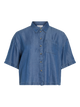Vila - Vitevira - Shirt - Medium Blue Denim