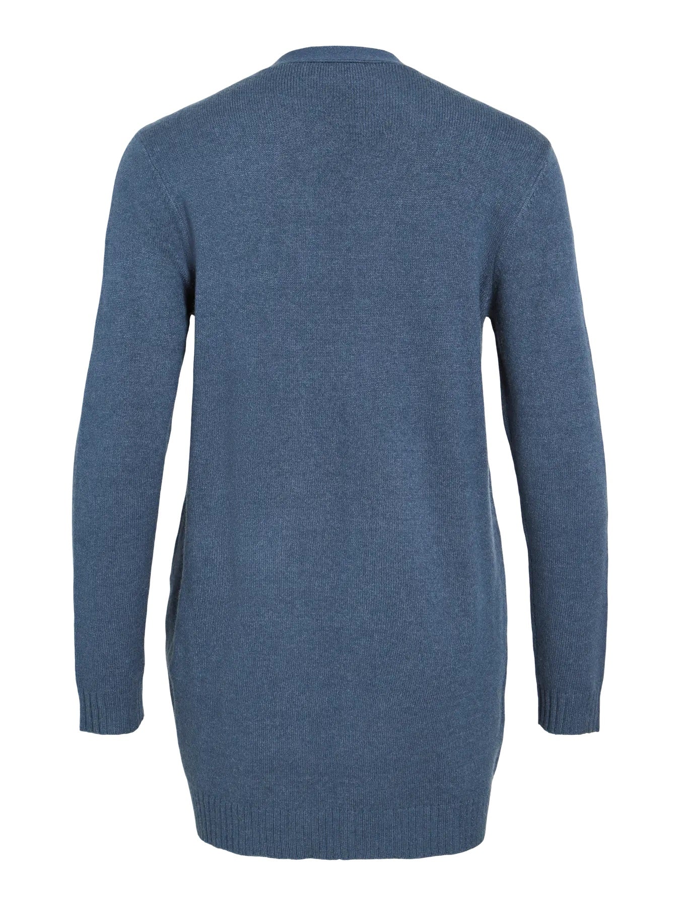 VILA VIRIL OPEN cardican  | Vintage Indigo dark melange