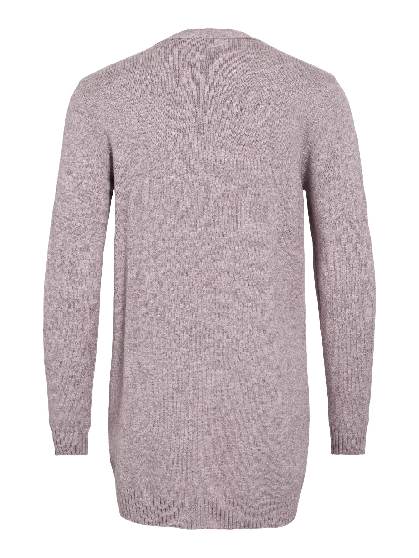 VILA VIRIL OPEN cardican  | Toadstool light MELANGE