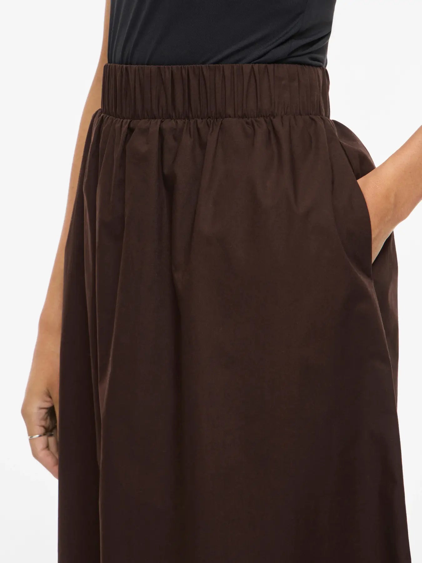 VISOPIE HHW ANKLE SKIRT - Coffee Bean