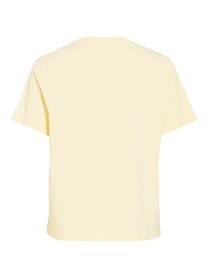 Vila - Vivora - T-shirt - Pastel Yellow