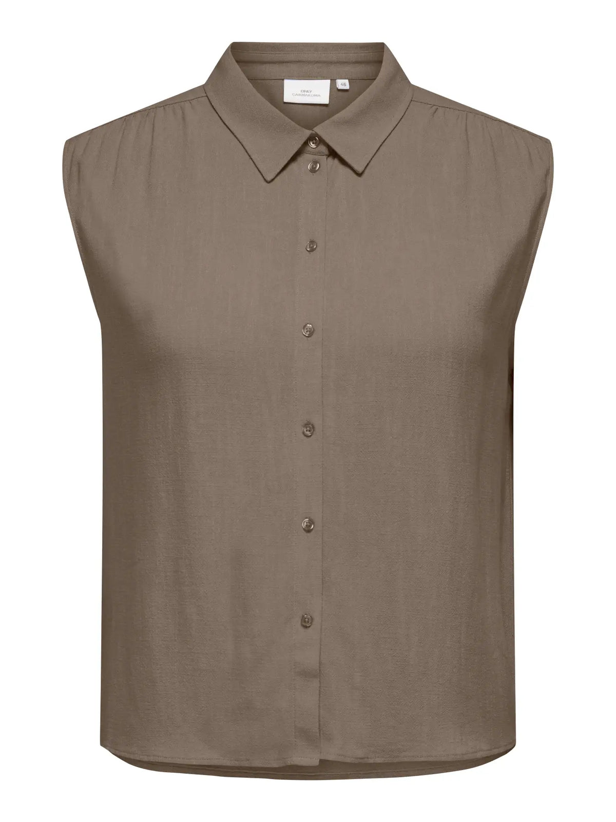 ONLY Carmakoma CARSIESTA S/L LINEN BL SHIRT PNT NOOS | Walnut