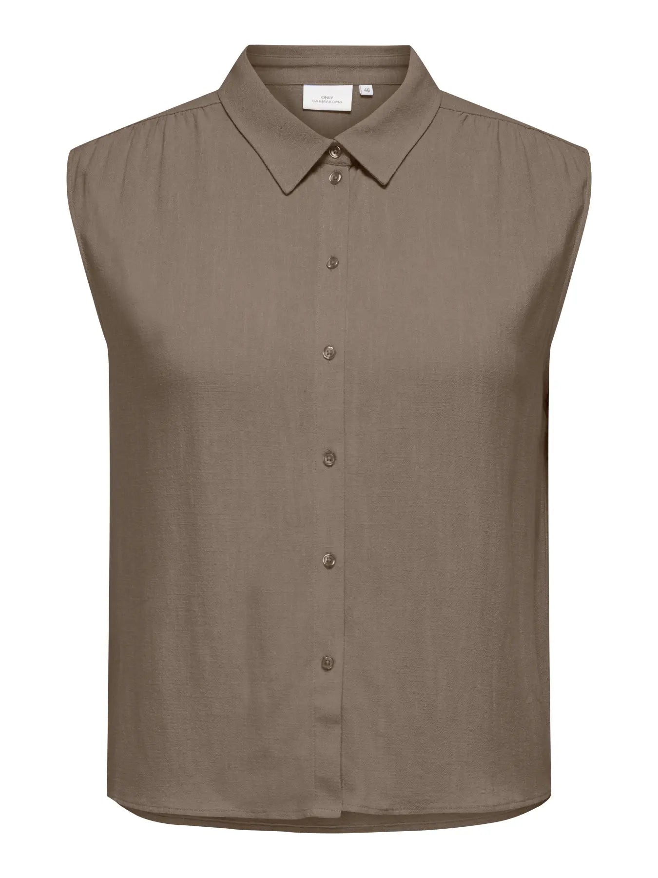 ONLY Carmakoma CARSIESTA S/L LINEN BL SHIRT PNT NOOS | Walnut