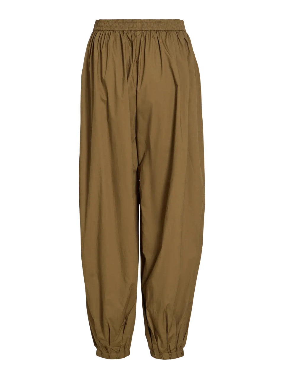 bukser med elastik og volumen VILA VIEMILIE Parachute Pants Dark Olive
