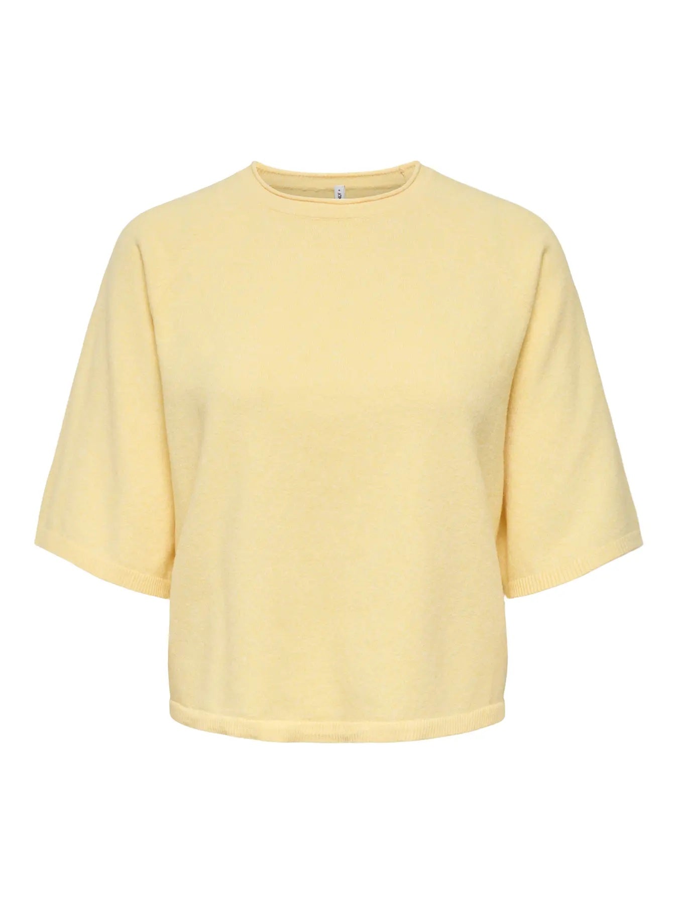 ONLY Carmakoma CARLOYAL 2/4 O-NECK PULLOV KNT NOOS | Sunlight Melange